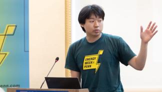 A Presenter at Energy Week at Penn